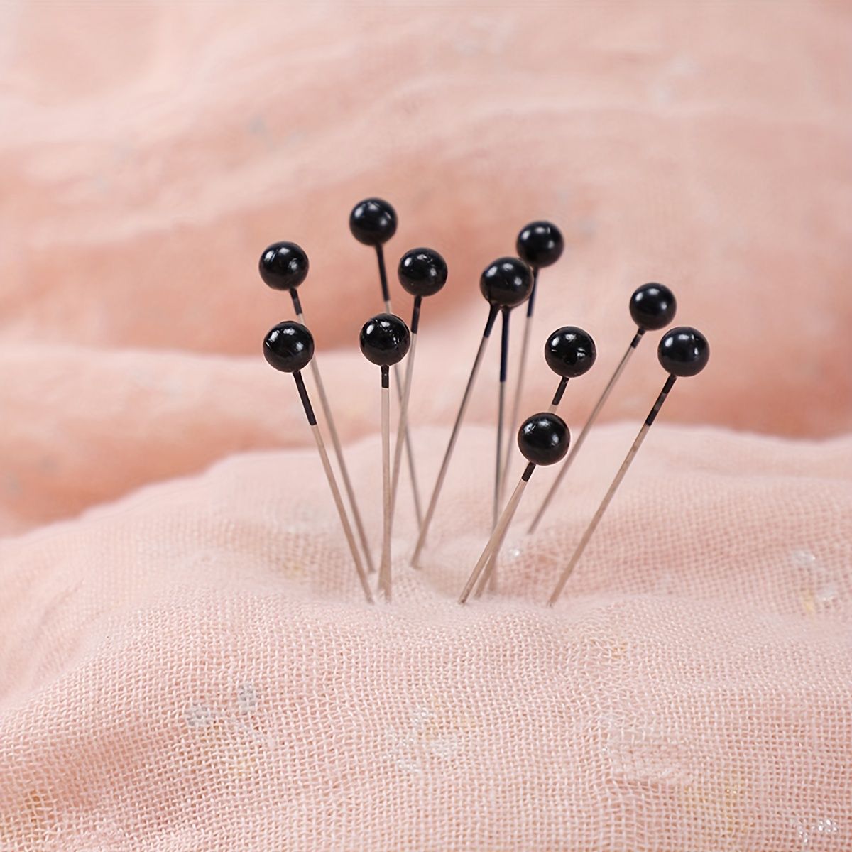 Black Straight Pins – Box of 100 | Hijab Pins