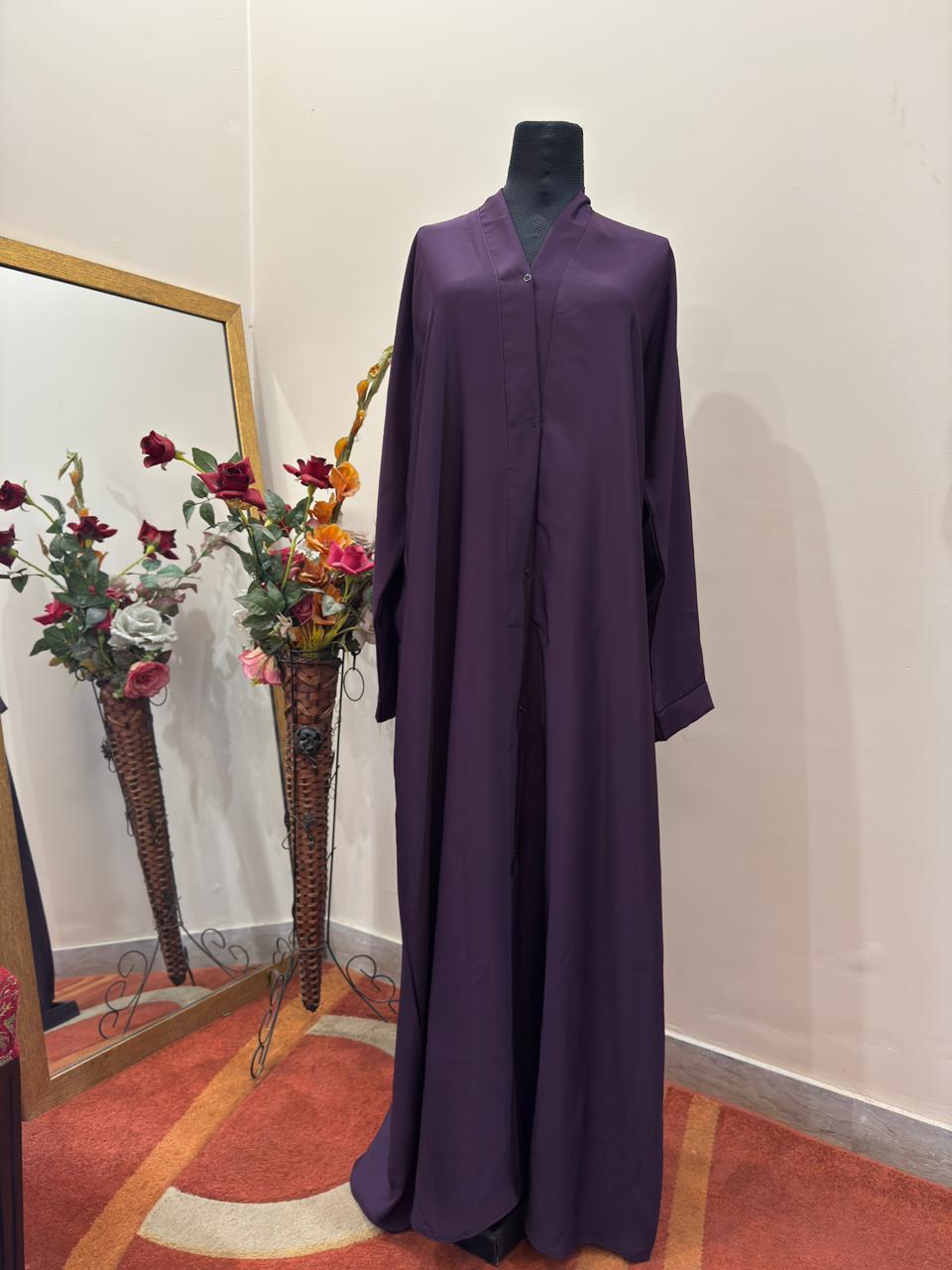 Front Open Nidah Abaya