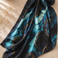 Midnight Aqua Marble Modal Lawn Hijab