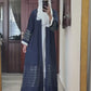 Laser Cut Kimono Abaya