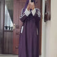 Sports Zipper Abaya With Hood