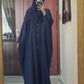 Navy Blue Kaftan Abbaya