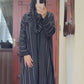 Striped Kimono Abaya