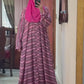 Pink Striped Abbaya