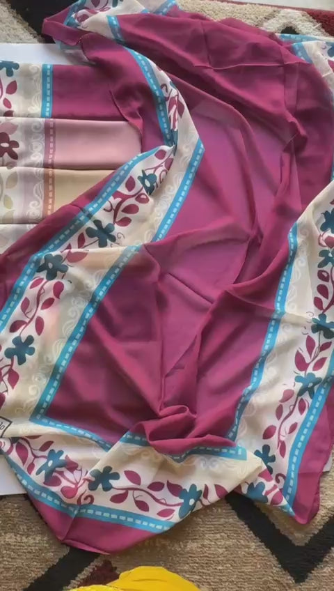 Printed Chiffon Georgette Hijabs