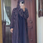 Striped Kimono Abaya