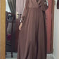 Copper brown sports abbaya