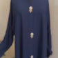 Front Open Crushed Nidah Abaya