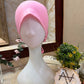 Baby Pink Ruched Tie Back Hijab Cap – Soft Jersey Undercap