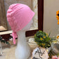 Baby Pink Ruched Tie Back Hijab Cap – Soft Jersey Undercap