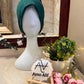 Dark Green Ruched Tie Back Hijab Cap – Soft Jersey Undercap