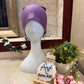 Lavender Ruched Tie Back Hijab Cap – Soft Jersey Undercap