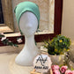 Mint Green Ruched Tie Back Hijab Cap – Soft Jersey Undercap