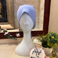 Sky Blue Ruched Tie Back Hijab Cap – Soft Jersey Undercap