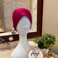 Maroonish Red Ruched Tie Back Hijab Cap – Soft Jersey Undercap