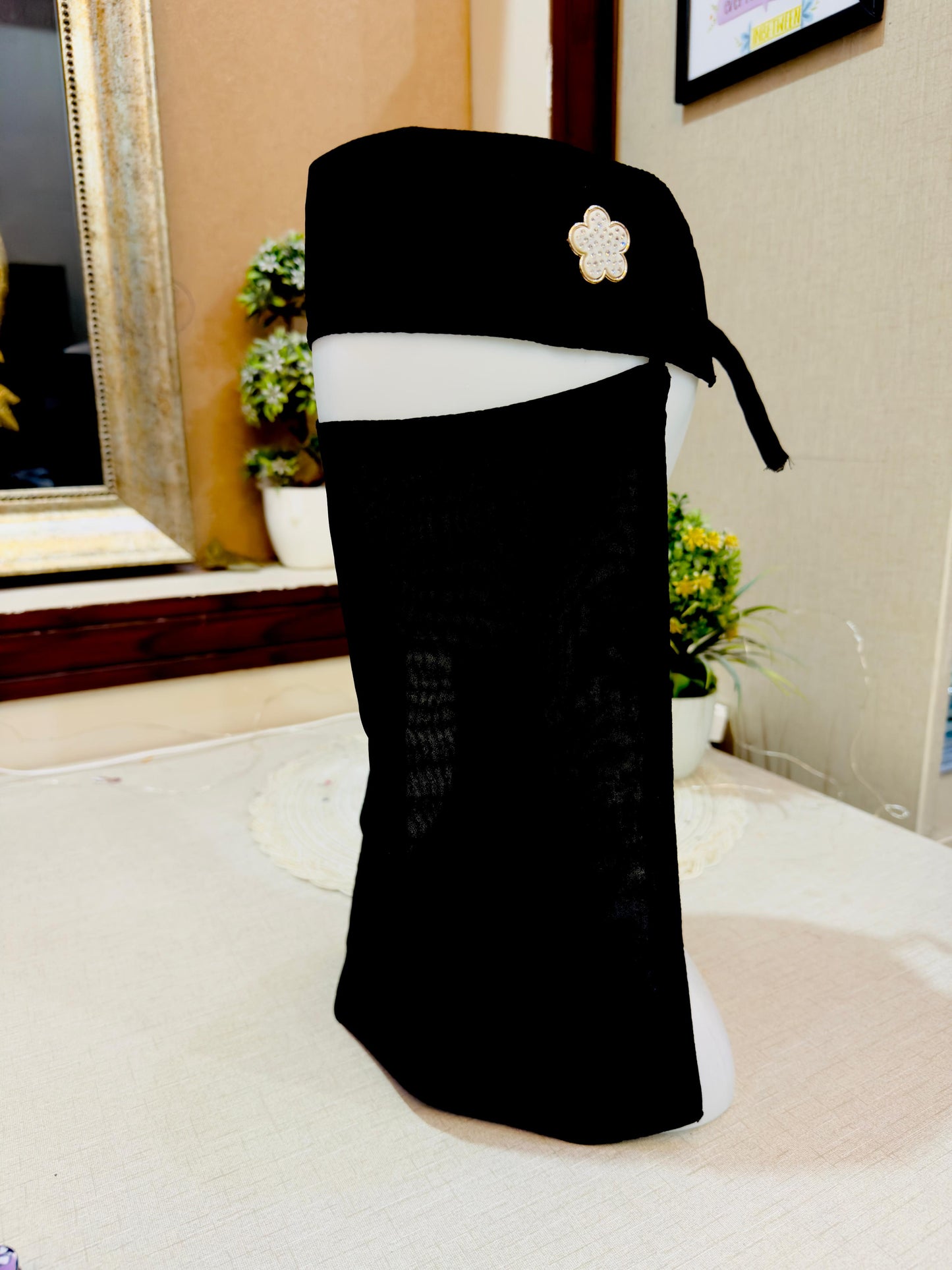 Saudi Niqab With Flower
