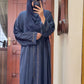 Silk Crush Nidah Abaya