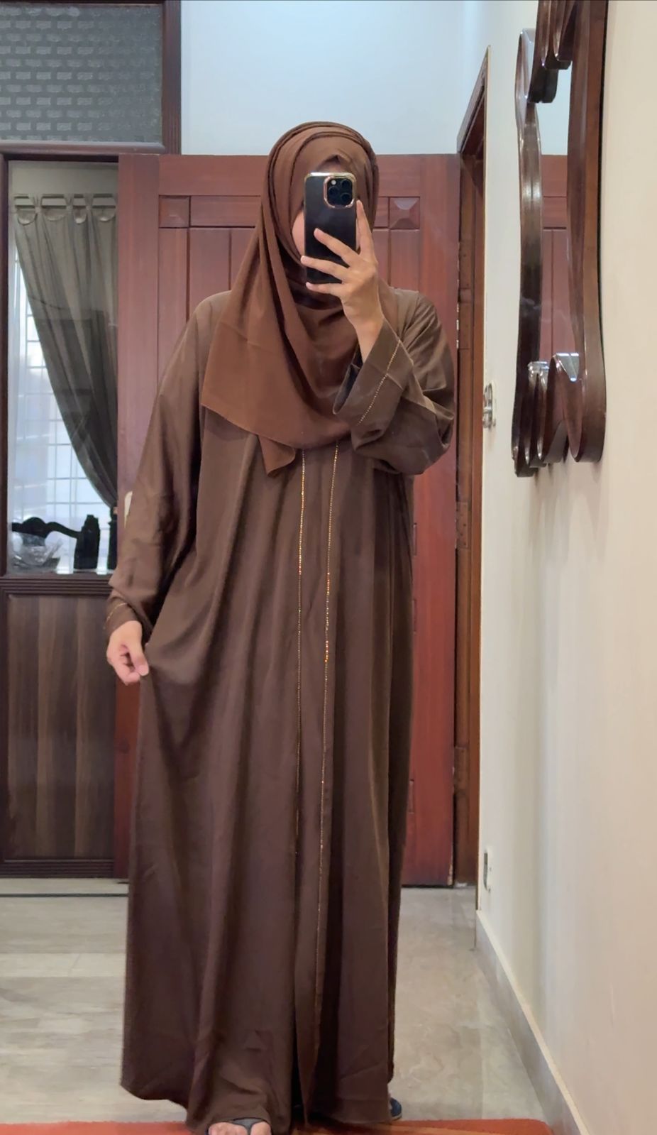 Silk Crush Nidah Abaya