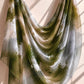 Olive Mist – Printed Square Chiffon Georgette Hijab