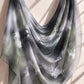 Charcoal Noir Abstract – Square Chiffon Georgette Hijab