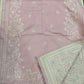 Blush Pink & Ivory Paisley Reversible Woolen Wrap